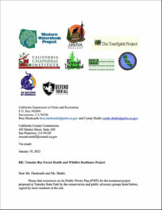 Western-Watersheds-Project-California-Director-Laura-Cunningham-scoping-letter-critique-Tomales-Bay-State-Park-deforestation-forest-health-initiative-wildfire-reduction-project-TreeSpirit-Project.com-1000pixel-BLACK-OUTLINE .jpg